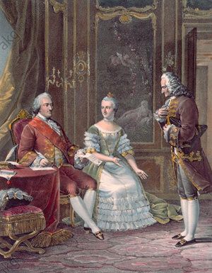 Madame de Pompadour et Louis XV
