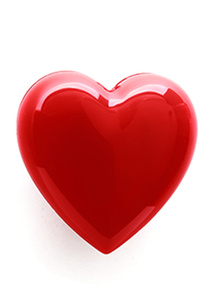 Cœur rouge symbole de l'amour